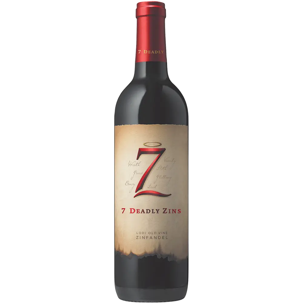 7 Deadly Zins Wine Bottle