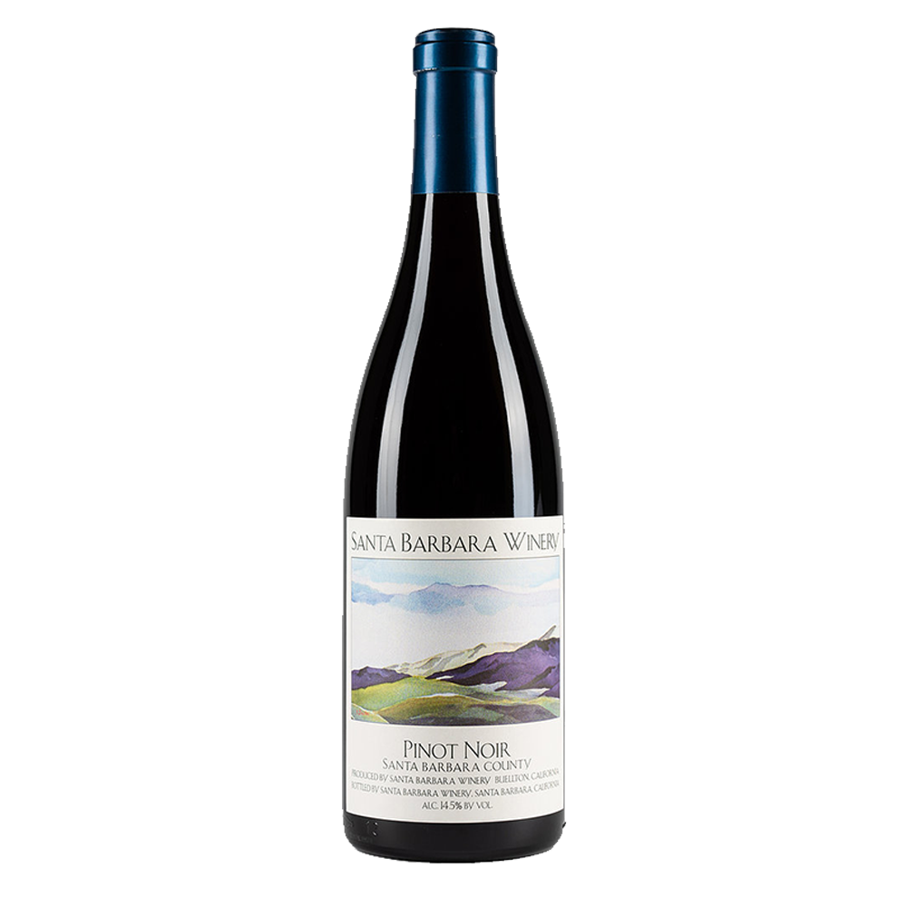 Santa Barbara Winery Pinot Noir Wine Bottle